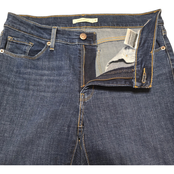 Levi's Classic Bootcut Jeans Womens Size 8 Blue Mid Rise Med Wash Casual Boho - Picture 5 of 12